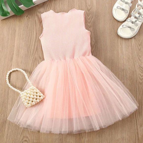 Sequin Butterfly Tutu Dress | Kid Baby Girl Dancing Tulle Dress - Picture 3 of 3